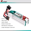 CODDAR 3S 500mah 100C LIHV Battery
