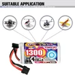 CODDAR 4s 1300mah 130C LiPO Battery