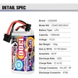 CODDAR 4s 1300mah 130C LiPO Battery
