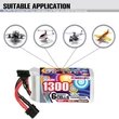 CODDAR 6S 1300mah 120C HV Battery