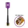Foxeer Micro Lollipop RHCP RP-SMA purple antenna