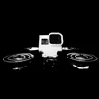 Gemfan prop 51433L Starlight LED Props 2 pairs+LED - White