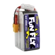 TATTU Funfly 6S1P 22.2V 1550mAh 100C Lipo Battery with XT60 Plug