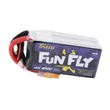 Tattu Funfly 4S1P 14.8V 1300mAh 100C Lipo Battery with XT60 plug