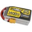 Tattu R-Line V 5.0 6S1P 22.2V 1400mAh 150C Lipo Battery Pack with XT60 Plug