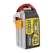 Tattu R-Line V 5.0 6S1P 22.2V 1400mAh 150C Lipo Battery Pack with XT60 Plug