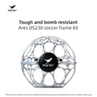 HGLRC Ares DS230 Drone Soccer Frame (Outer plastic+Carbon Fiber+LED bar) Red