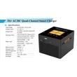 Hota F6+ Quad-Channel Smart Charger (AC/DC) - Szürke