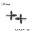 HQ Micro Whoop Prop 1.2X1.2X4 (31MM)1MM Shaft (2CW+2CCW) - ABS - Black