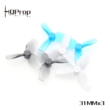 HQ Micro Whoop Prop 31MMX3 (2CW+2CCW)-Poly Carbonate-1MM Shaft - White