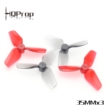 HQ Micro Whoop Prop 35MMX3 (2CW+2CCW)-Poly Carbonate-1MM Shaft - Grey