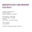 MatekSys ELRS 2.4 Ghz  ELRS-R24-D vevőegység