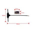 NAMIMNO ELRS 2.4G Diversity FLASH NANO RX T antennával