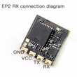 Happymodel 2.4G  ELRS EP2 Nano High Refresh Rate Ultra-small Long Range RC Receiver for RC Drone