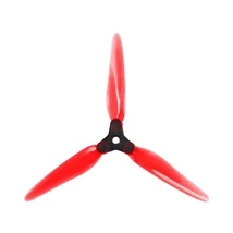 DAL Fold F6 6" Folding DIY Props Long Range - Blades:Crystal Red & Hub:Grey 2 Pairs