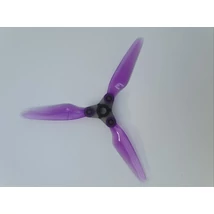 DAL Fold F5 5" Folding DIY Props Turtle Mode - Blades:Crystal Purple & Hub:Grey 2 Pairs