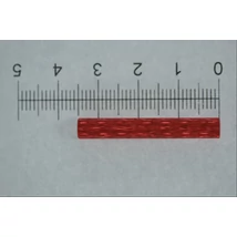 FPVGarage knurled standoff M3 - 1pc - 35mm red