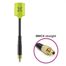 Foxeer Micro Lollipop RHCP MMCX Straight fluorescent green antenna