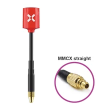 Foxeer Micro Lollipop RHCP MMCX Straight red antenna