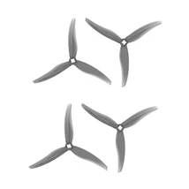 Gemfan prop SL 5130 Durable 3 Blade 1.5mm&M5 (Adapter) 2 pairs - Clear grey