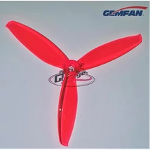 GEMFAN prop WinDancer Durable 3 Blade 2pairs POPO 5043-tiszta piros