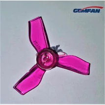 GEMFAN prop 31mm Durable 3 Blade 1mm 4pairs  1219-Clear Purple