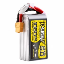 Tattu R-Line Version 5.0 1050mAh 22.2V 6S1P 150C Lipo Battery Pack with XT60 Plug