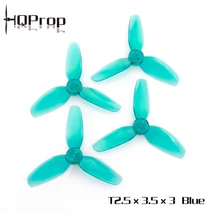 HQ Durable Prop T2.5X3.5X3 (2CW+2CCW)-Poly Carbonate - Blue