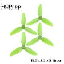 HQ Durable Prop T2X2.5X3 (2CW+2CCW)-Poly Carbonate - Green