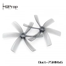 HQProp Duct-75MMX6 for Cinewhoop Grey (2CW+2CCW)-Poly Carbonate