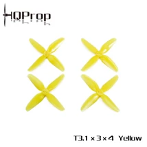 HQ Durable Prop T3.1X3X4 (2CW+2CCW)-Poly Carbonate - Yellow