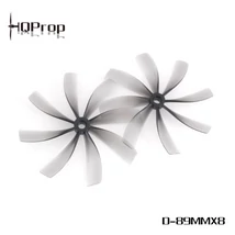 HQProp  Duct-89MMX8 for Cinewhoop Grey (2CW+2CCW)-Poly Carbonate		