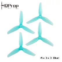 HQ Durable Prop 4X3X3 (2CW+2CCW)-Poly Carbonate - Blue