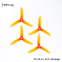 HQ Durable Prop 4X4.3X3V1S (2CW+2CCW)-Poly Carbonate - Orange