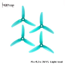 HQ Durable Prop 4X4.3X3V1S (2CW+2CCW)-Poly Carbonate - Turquoise