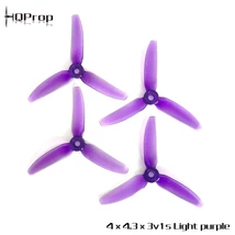 HQ Durable Prop 4X4.3X3V1S (2CW+2CCW)-Poly Carbonate - Purple