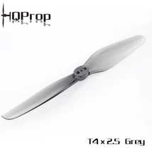 HQ Durable Prop T4X2.5Grey （2CW+2CCW)-Poly Carbonate - Black