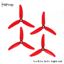 HQ Durable Prop 5X4.3X3V1S (2CW+2CCW)-Poly Carbonate - Red