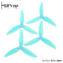 HQ Durable Prop 5X5X3V1S (2CW+2CCW)-Poly Carbonate - Blue