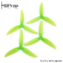 HQ Durable Prop 5X5X3V1S (2CW+2CCW)-Poly Carbonate - Green