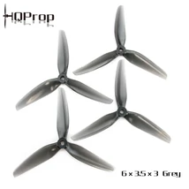 HQ Durable Prop 6X3.5X3 Light Grey (2CW+2CCW)-Poly Carbonate POPO - Grey