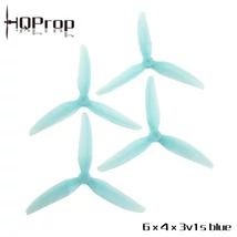 HQ Durable Prop 6X4X3V1S (2CW+2CCW)-Poly Carbonate - Blue