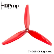 HQ Durable Prop 7X3.5X3V1S (2CW+2CCW)-Poly Carbonate - Red