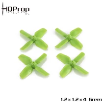 HQ Micro Whoop Prop 1.2X1.2X4 (31MM)0.8MM Shaft (2CW+2CCW)-ABS - Green