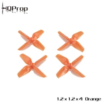 HQ Micro Whoop Prop 1.2X1.2X4 (31MM)0.8MM Shaft (2CW+2CCW)-ABS - Orange