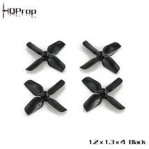 HQ Micro Whoop Prop 1.2X1.3X4 (31MM)1MM Shaft (2CW+2CCW)-ABS - Black