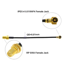 Pigtail RP-SMA female to IPEX 4 100mm