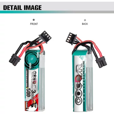 CODDAR 3S 500mah 100C LIHV Battery