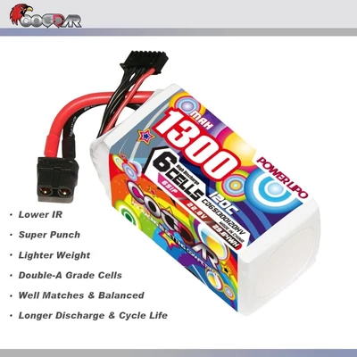 CODDAR 6S 1300mah 120C HV Battery