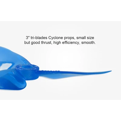 DAL Cyclone T3056C Pro Propeller - Crystal Blue 6 pairs